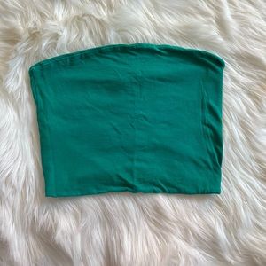 Green tank top